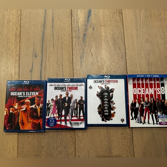 Ocean’s Eleven oceans 12 oceans 13 oceans eight Blu-ray set - Picture 1 of 1